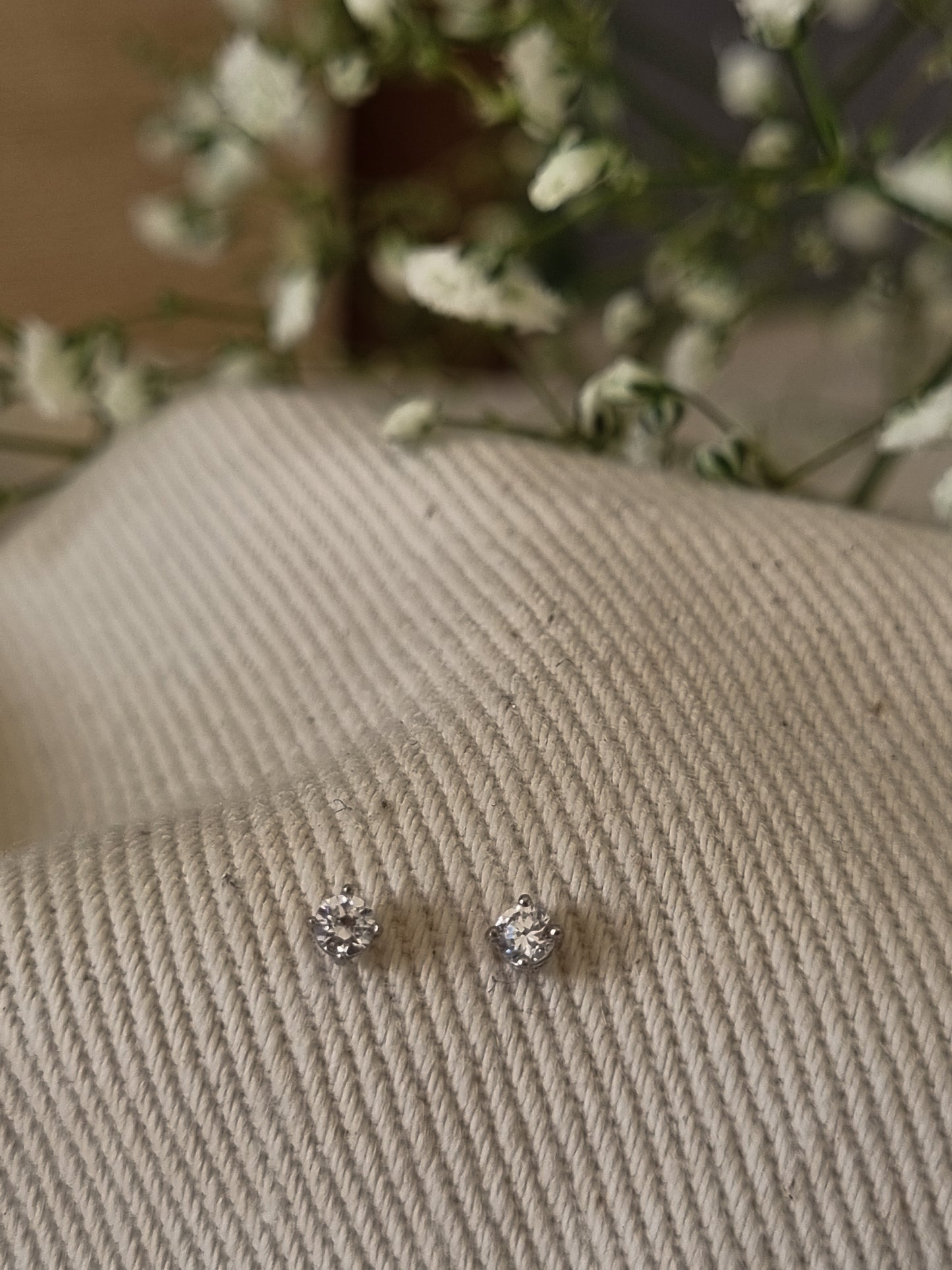 Sterling Silver CZ studs