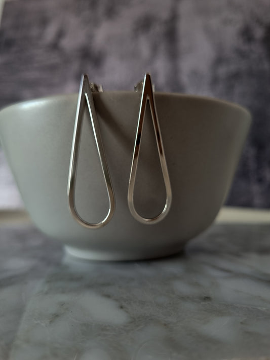 Sterling Silver Teardrop Earrings