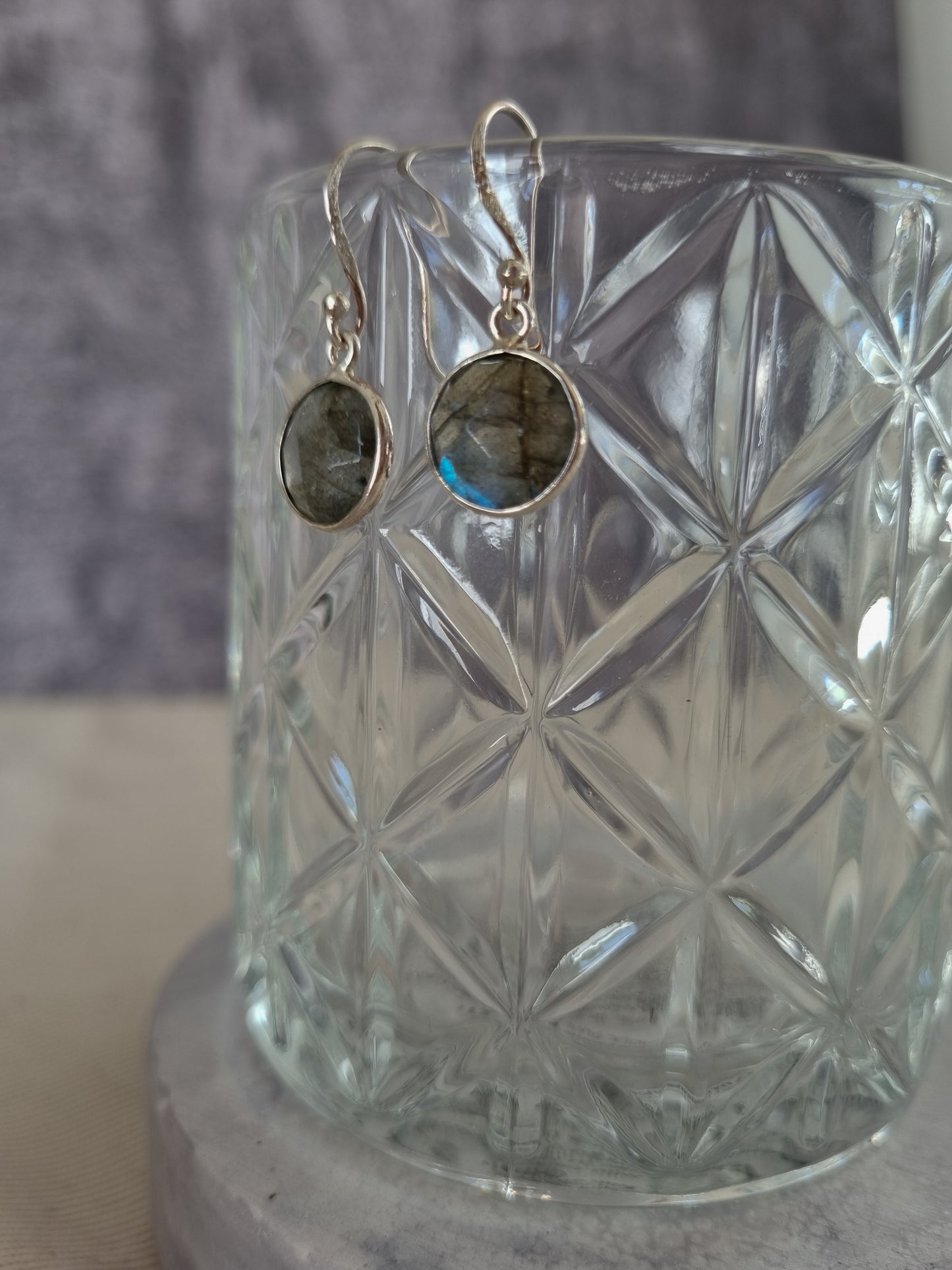 Labradorite Earrings