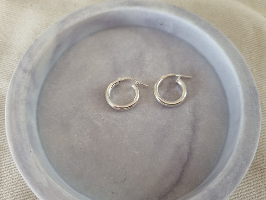 Sterling Silver Hoops