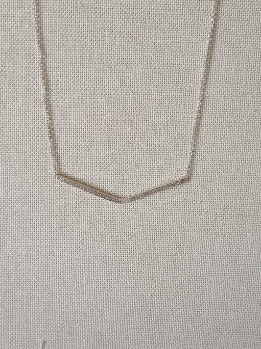 Sterling Silver CZ Necklace