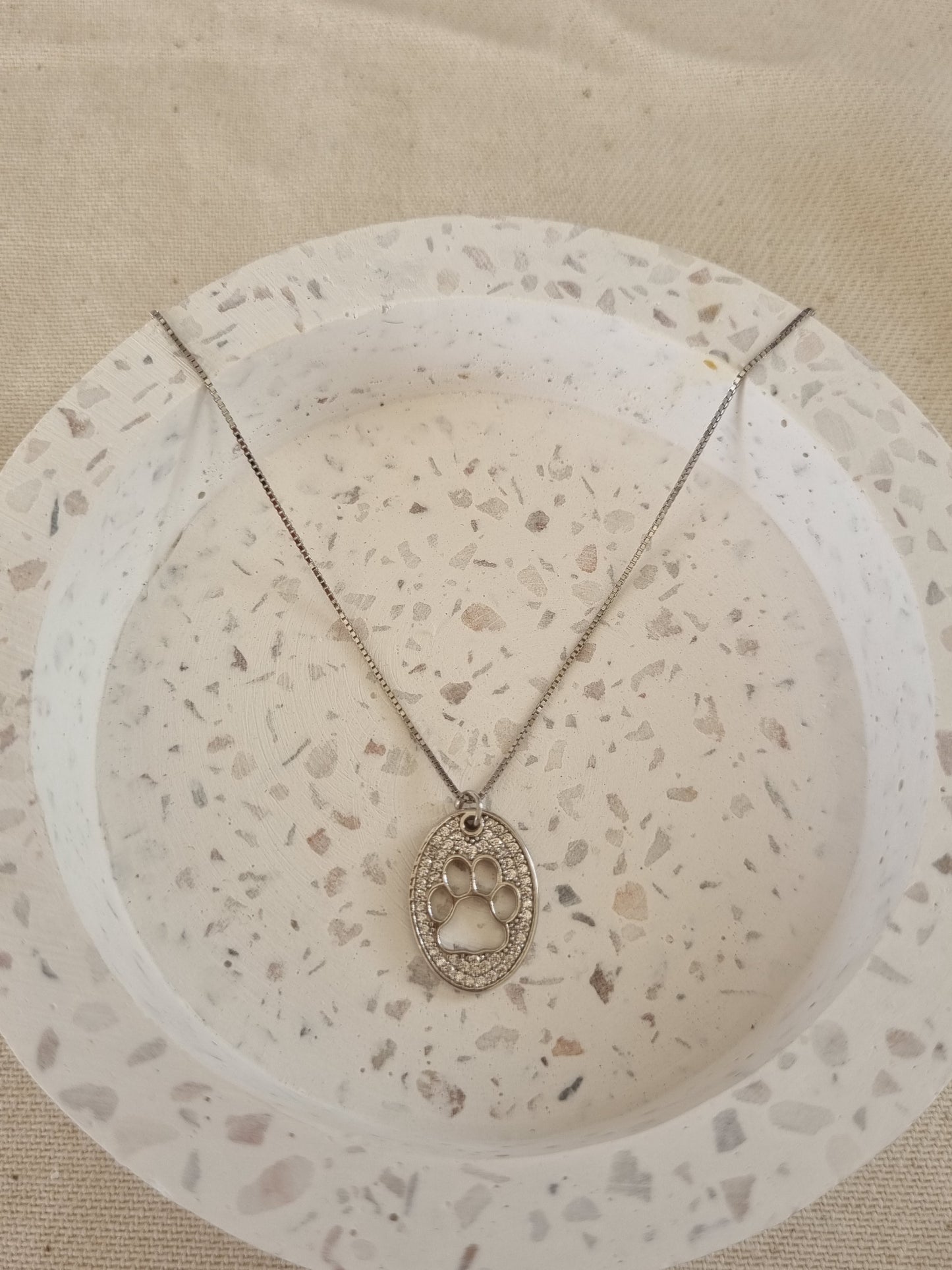 Paw Pendant on Chain