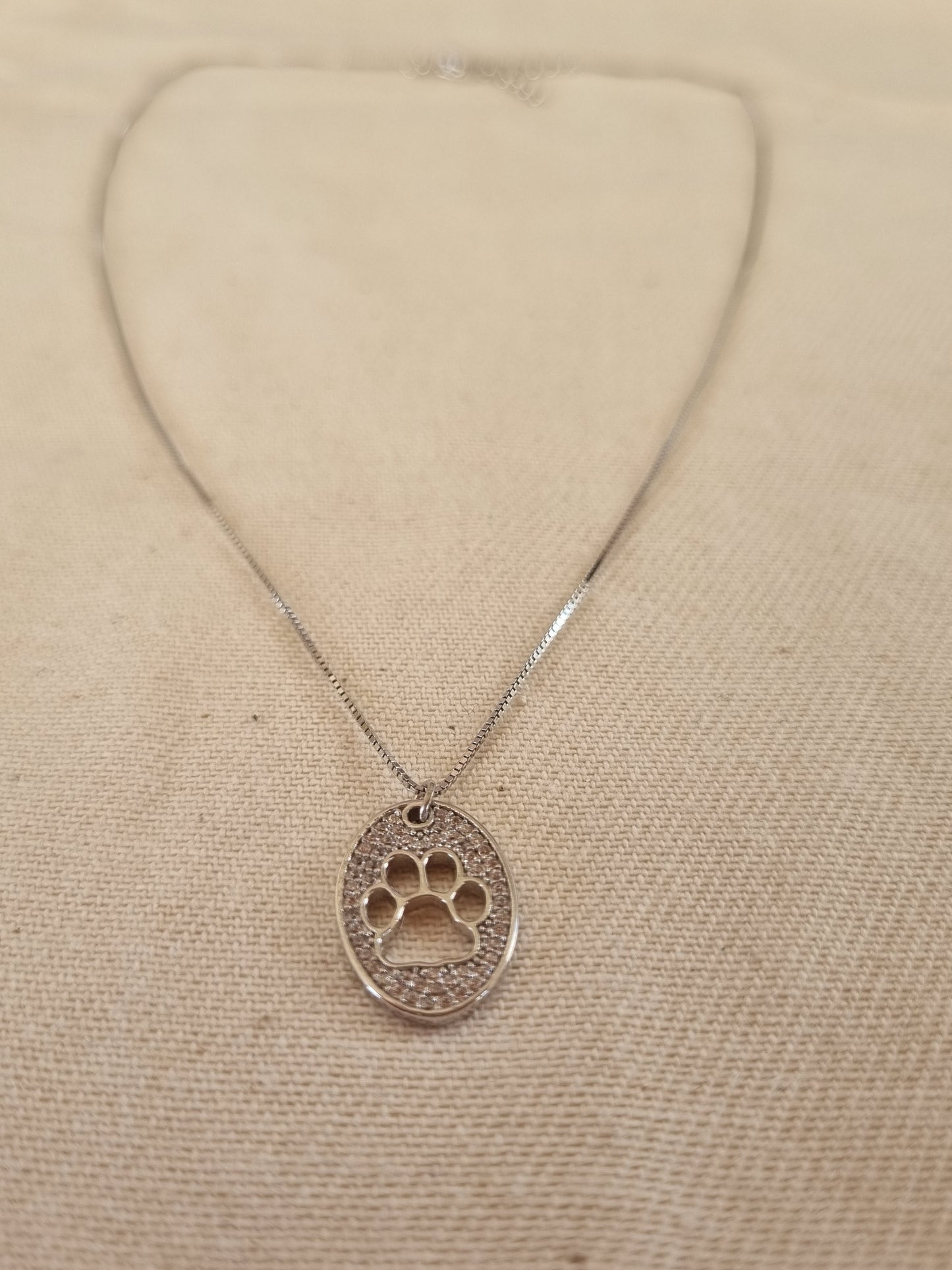 Paw Pendant on Chain