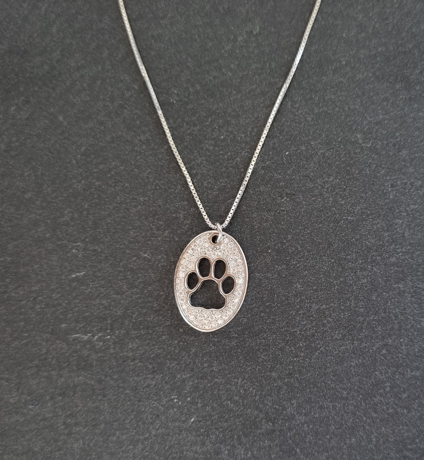 Paw Pendant on Chain