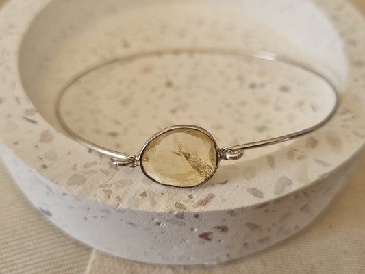 Bangle-Lemon Quartz