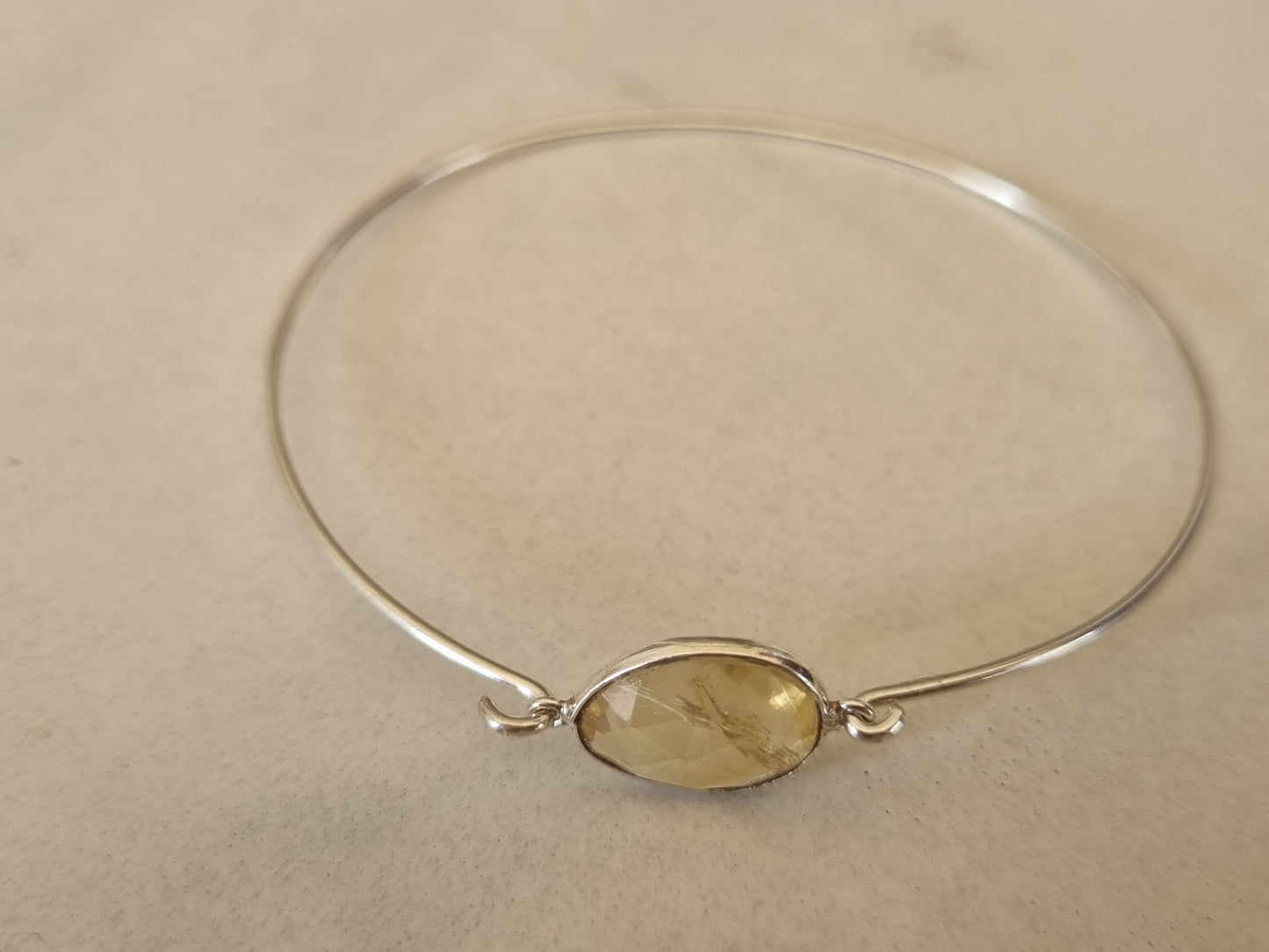 Bangle-Lemon Quartz