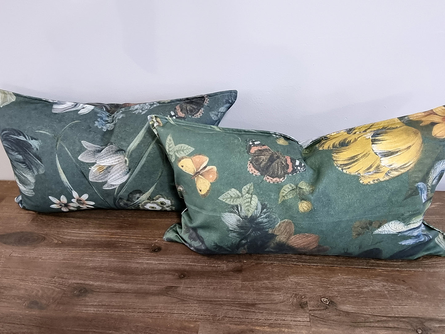 Scatter Cushion - Floral Green 40x60cm