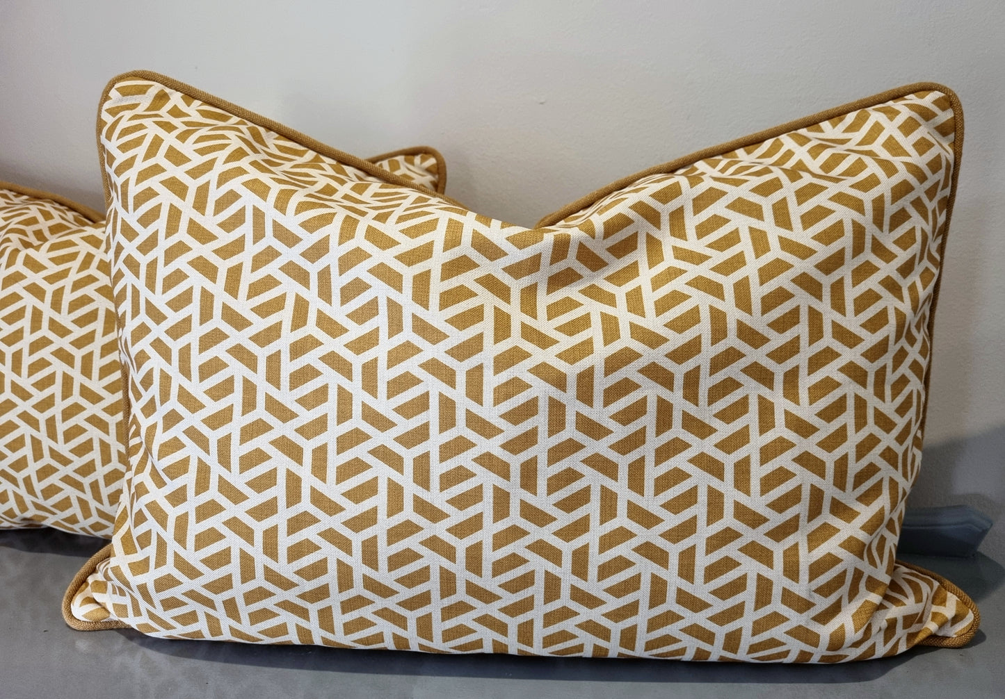 Scatter Cushion - Mustard Pattern 40x60cm