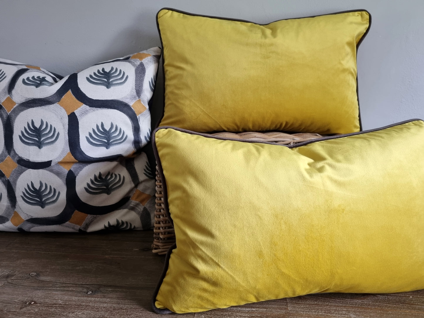 Scatter Cushion covers - Set of 2 - Yellow