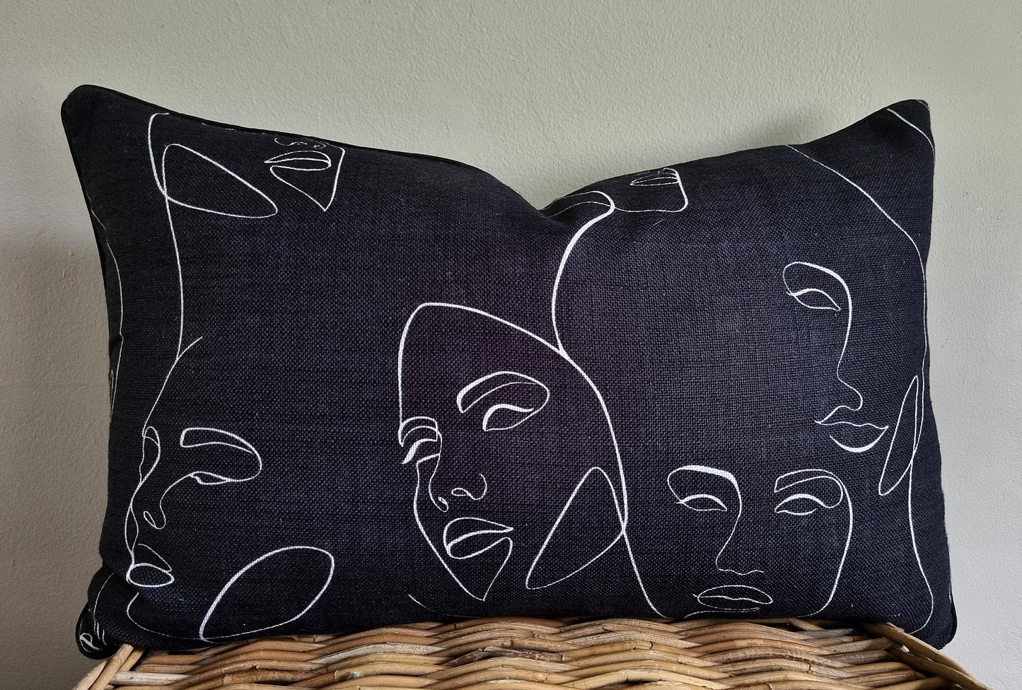 Scatter Cushion Set - Geometric Faces 60x40cm