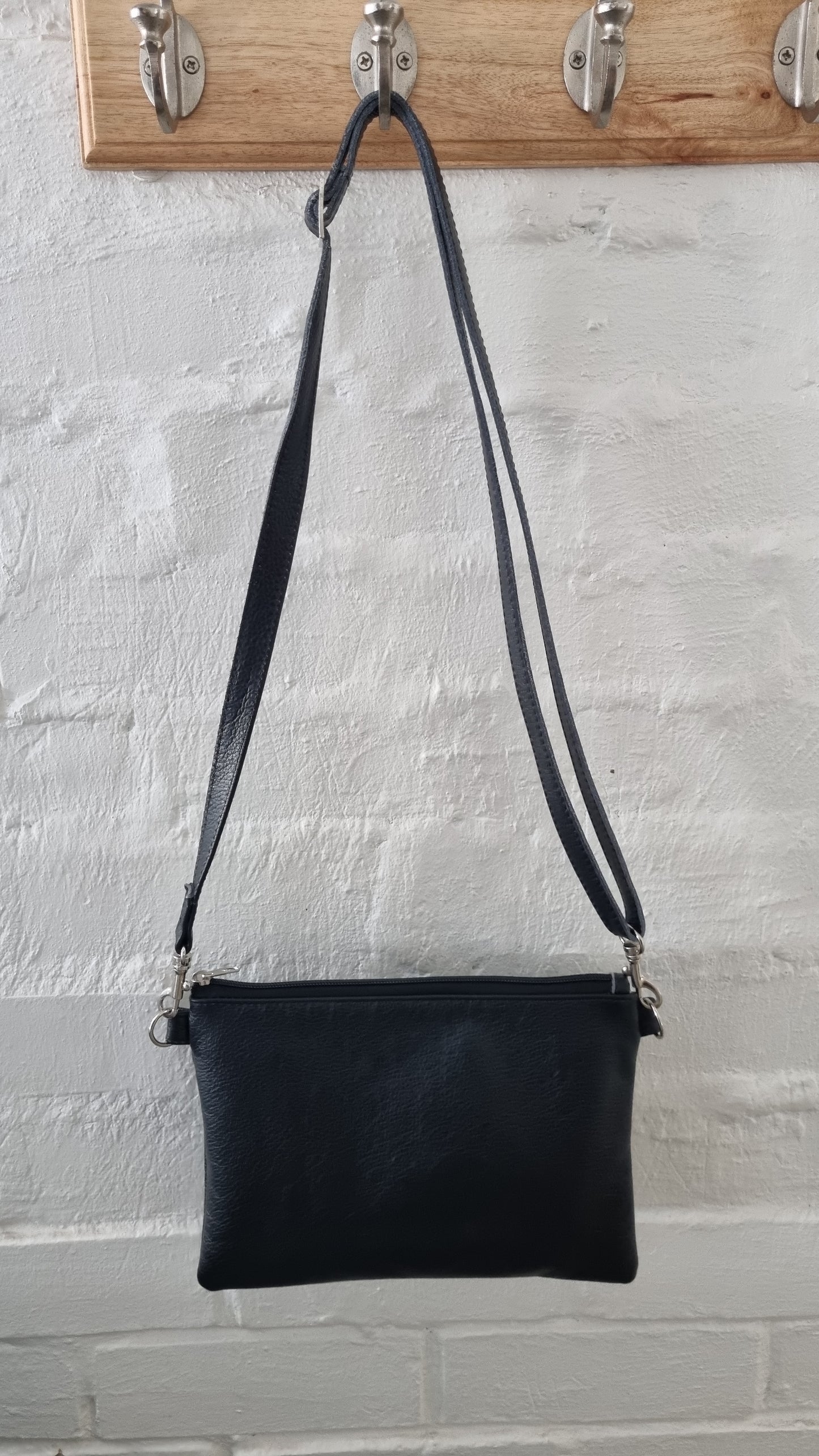 Miss Baggy Black Genuine leather Bag 008