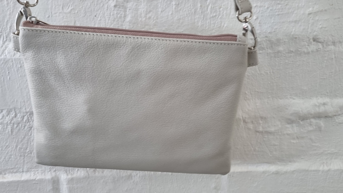 Genuine leather Cream Bag 008