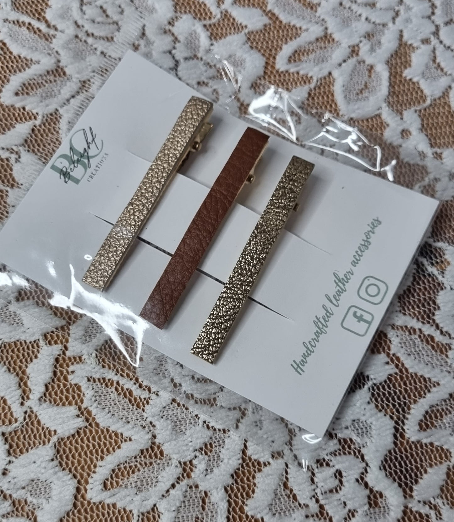 Hair clip set of 3