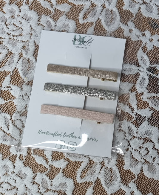 Hair clip set of 3