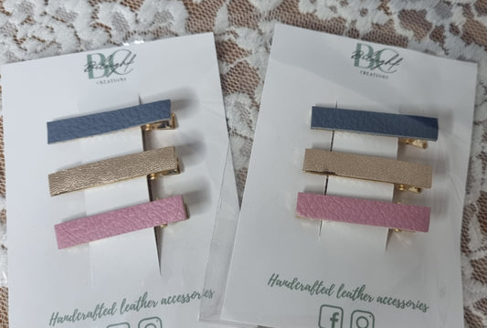 Hair clip set of 3