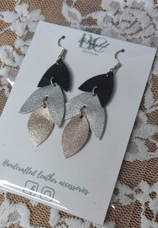 Handmade Leather earrings