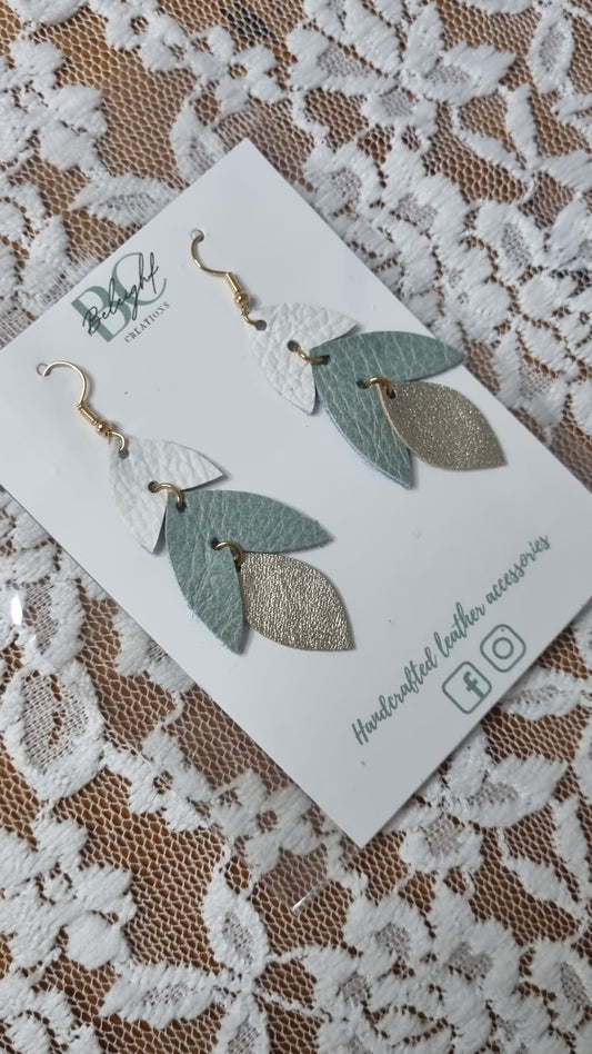 Handmade Leather earrings