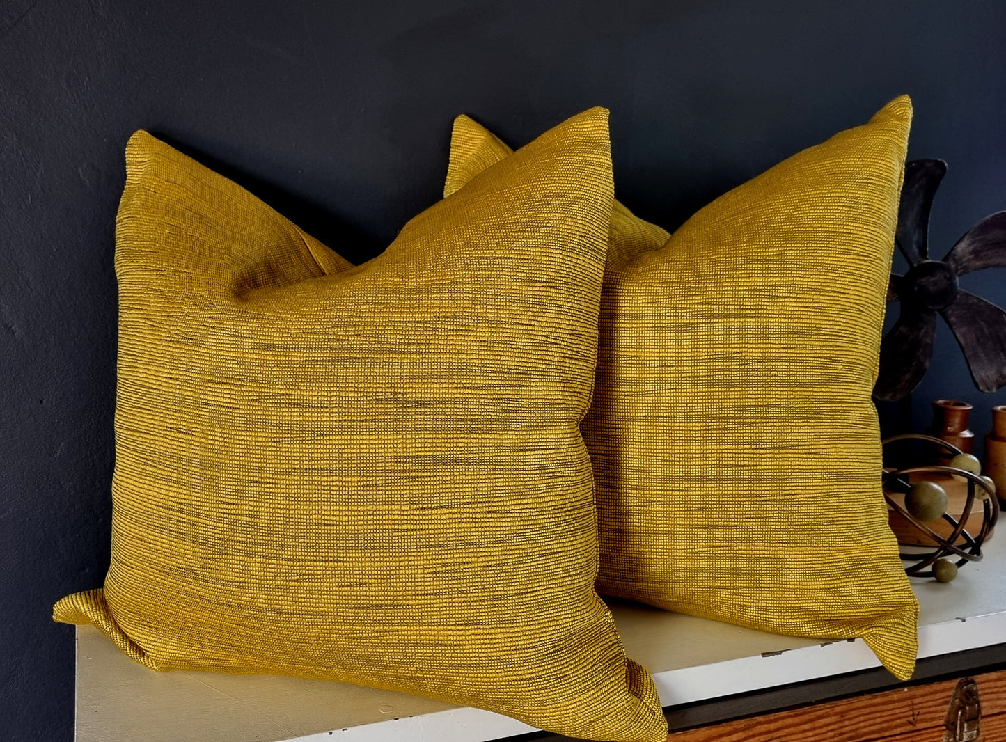 Scatter Cushion covers- 60x60cm Mustard