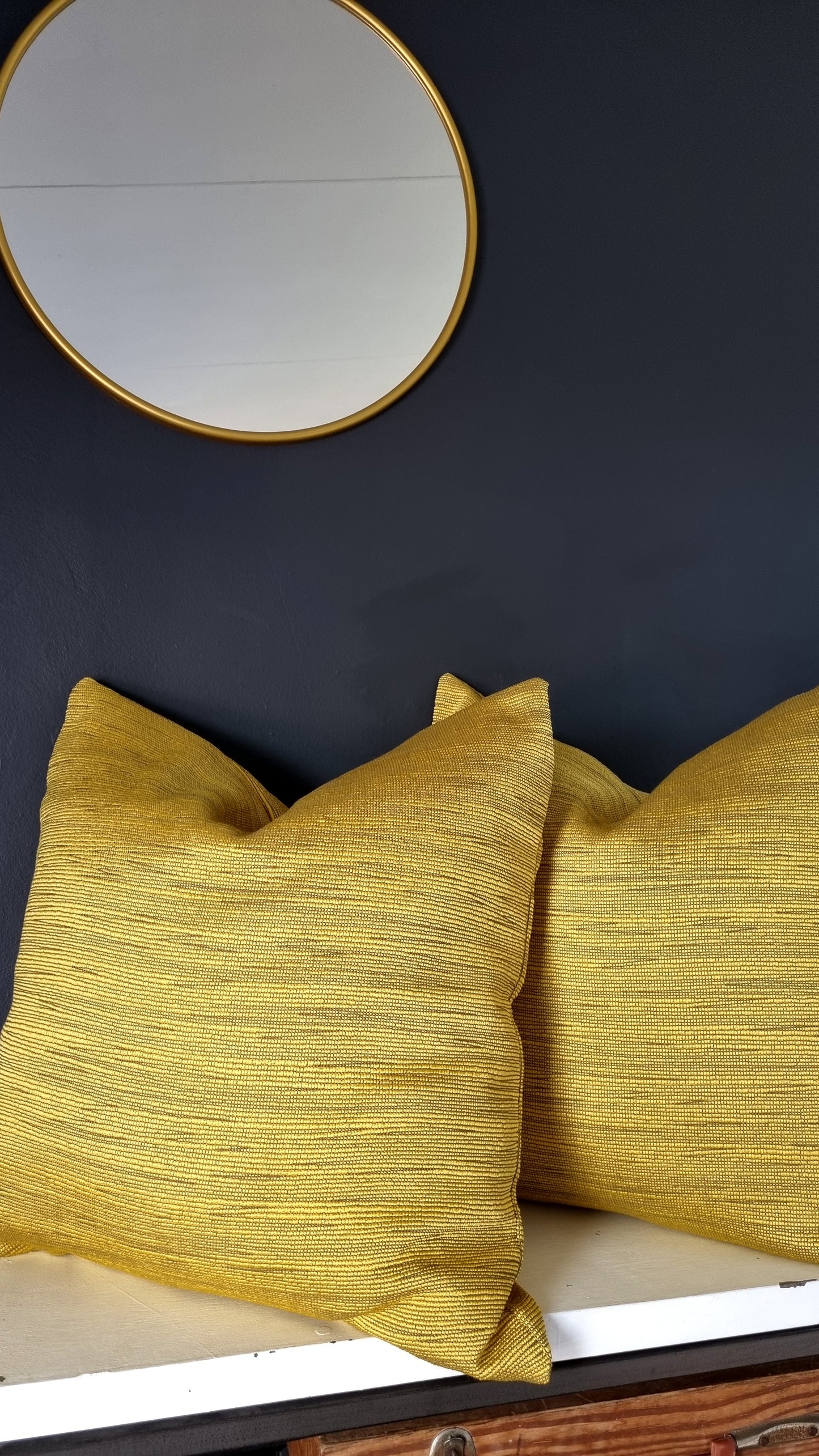 Scatter Cushion covers- 60x60cm Mustard