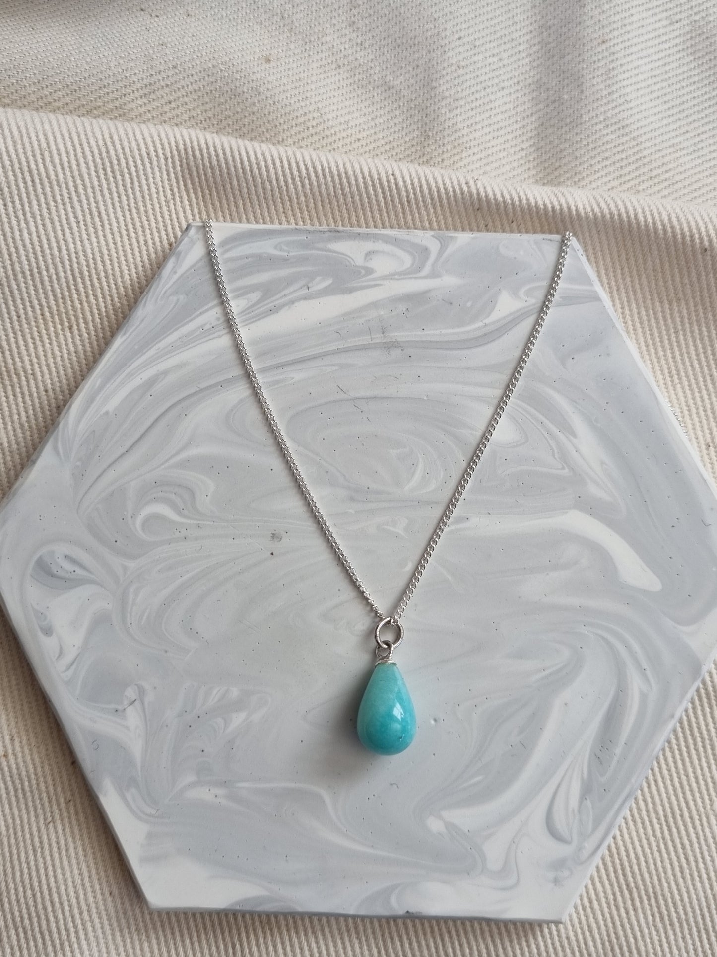 Turquoise Teardrop