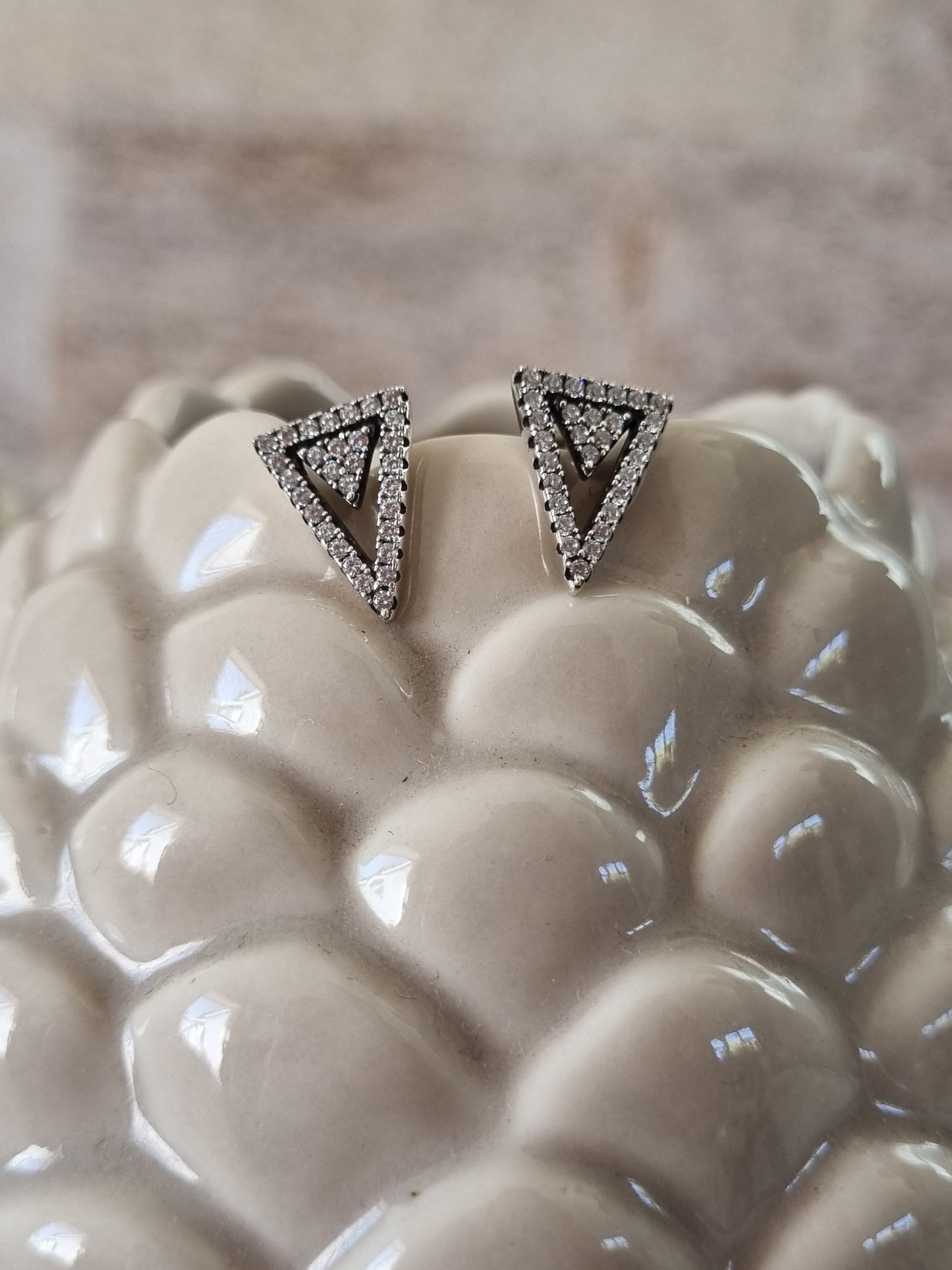 CZ Triangle studs