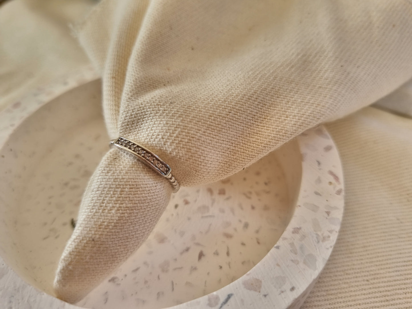 CZ Silver Ring