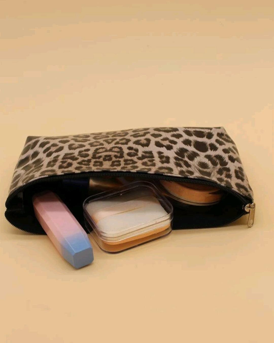 Cosmetic Bag - Leopard Print