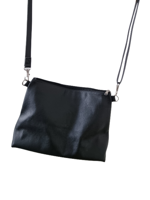 Miss Baggy Genuine leather Black Bag 007