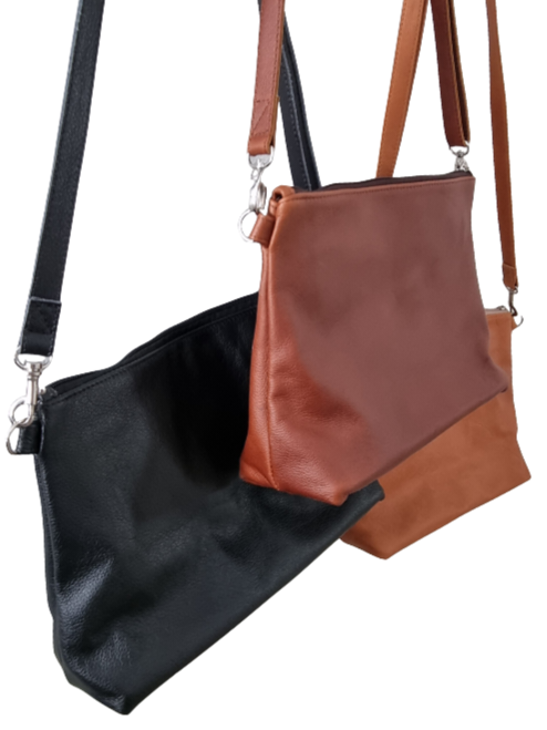 Miss Baggy Genuine leather Dark Brown Bag 007