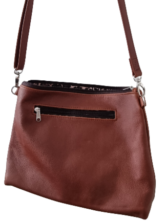 Miss Baggy Genuine leather Dark Brown Bag 007