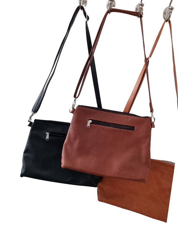 Miss Baggy Genuine leather Dark Brown Bag 007