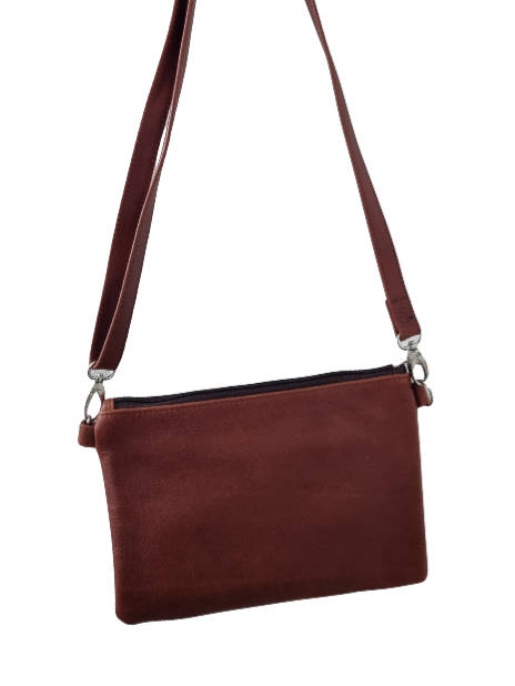 Miss Baggy Genuine leather Dark Brown Bag 008