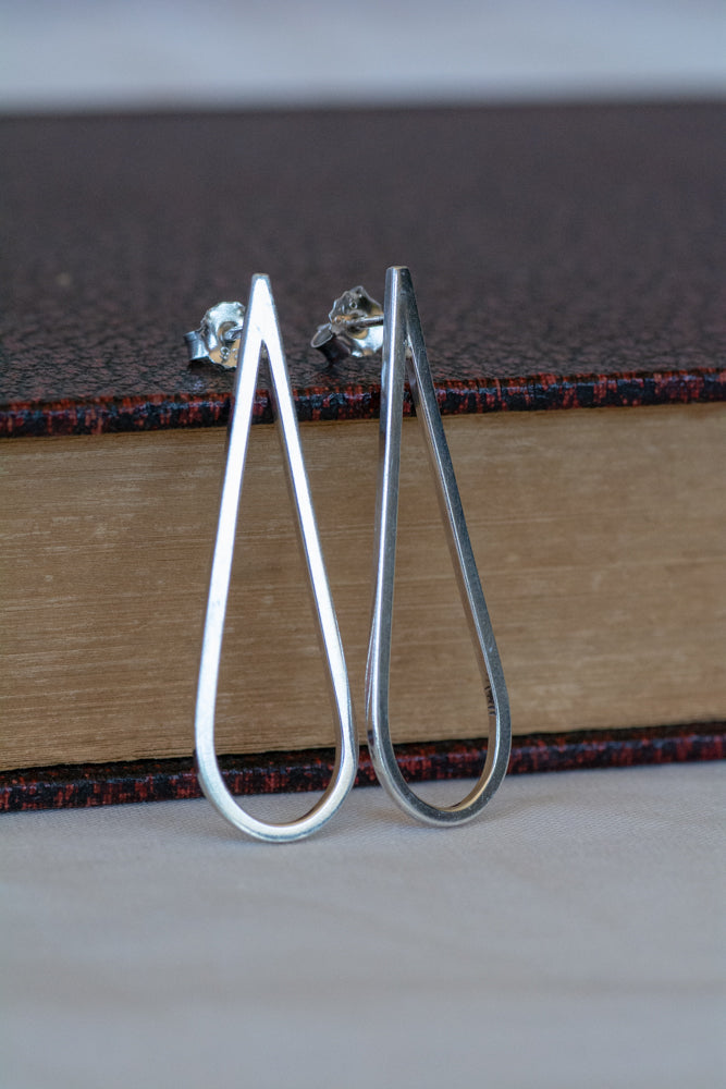 Sterling Silver Teardrop Earrings