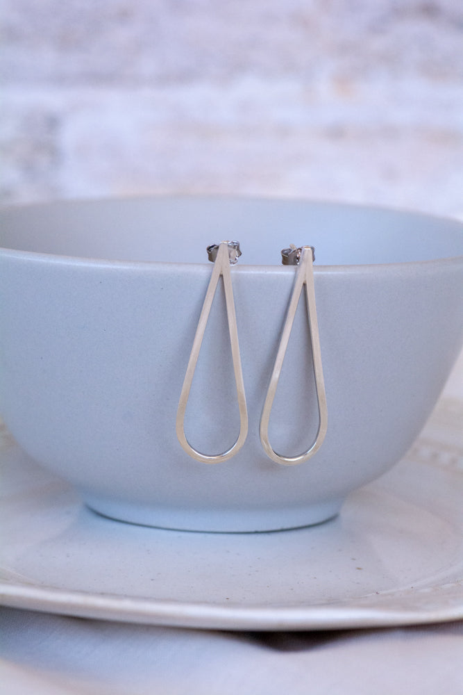 Sterling Silver Teardrop Earrings