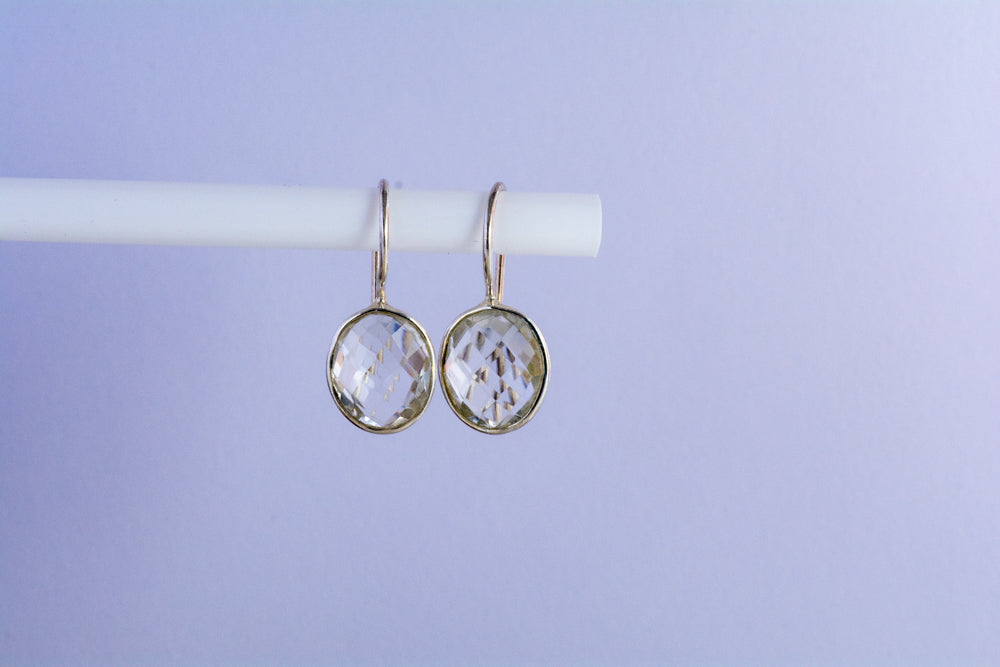 Clear Quartz Earrings