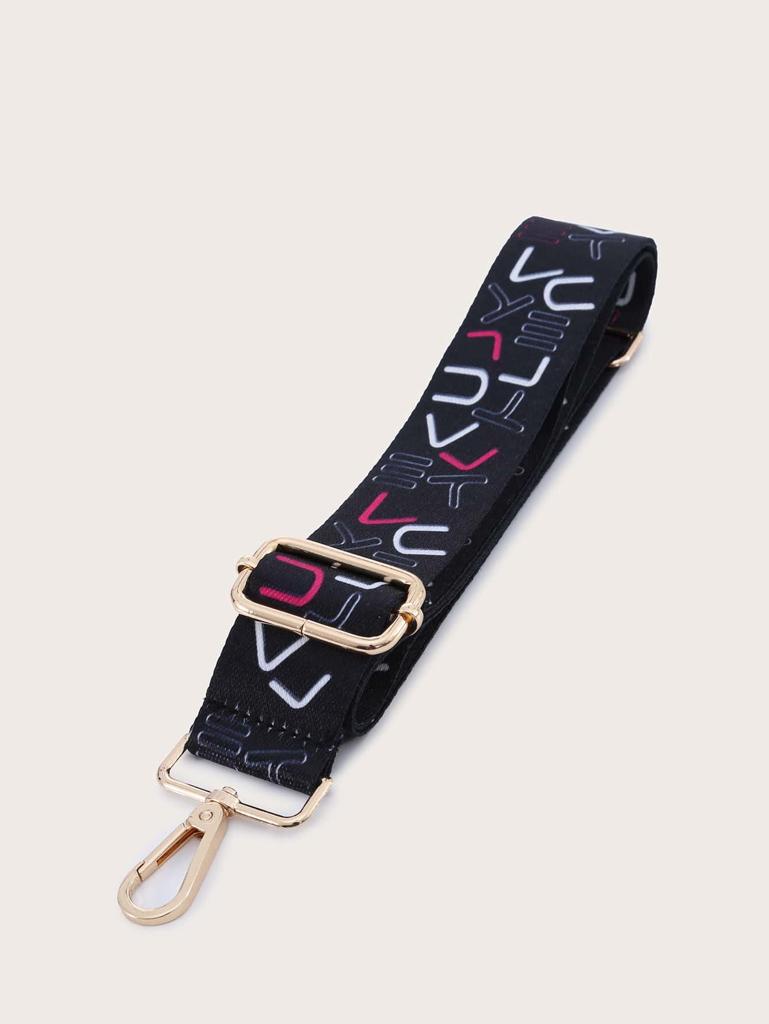 Letter Graphic Bag Strap