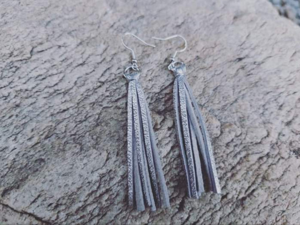 Handmade Leather earrings