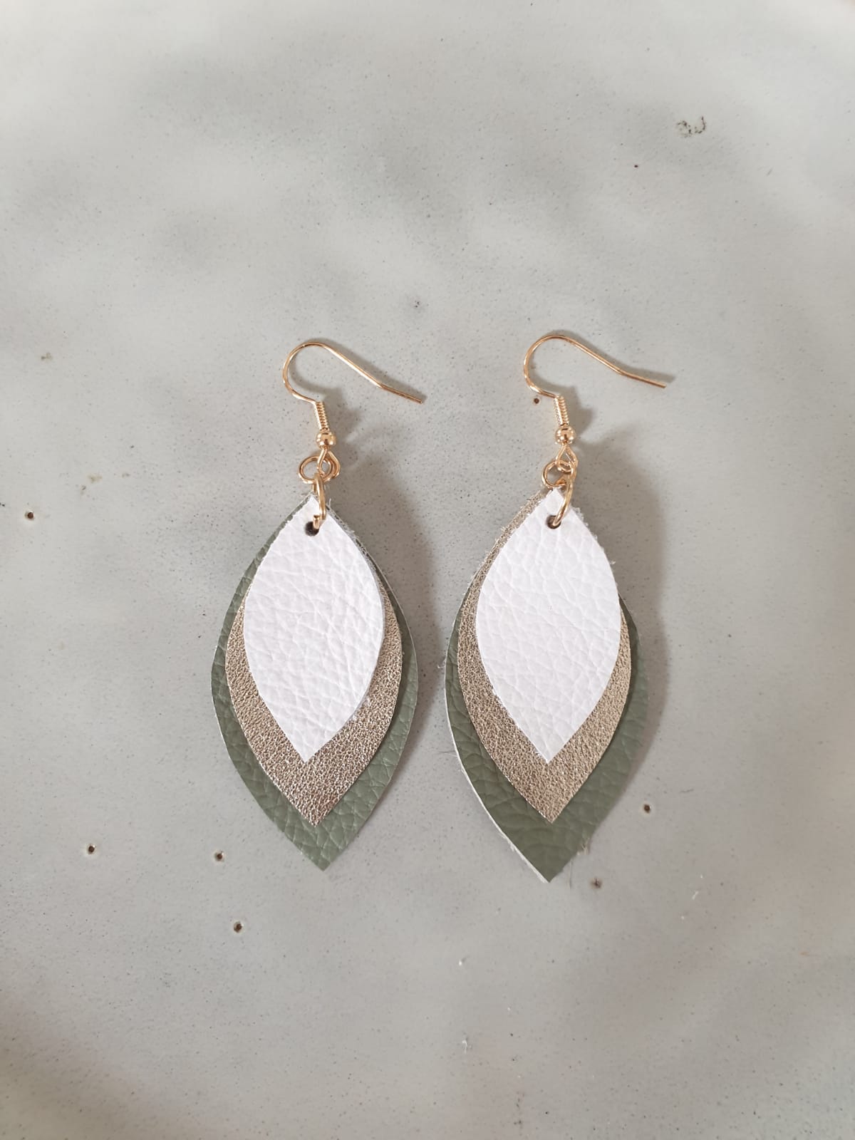 Handmade Leather earrings