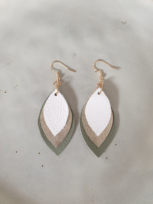 Handmade Leather earrings